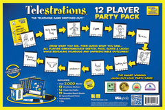 Telestrations 12 Player Party Pack [Board Game, 4-12 Players] Board Game USAopoly   