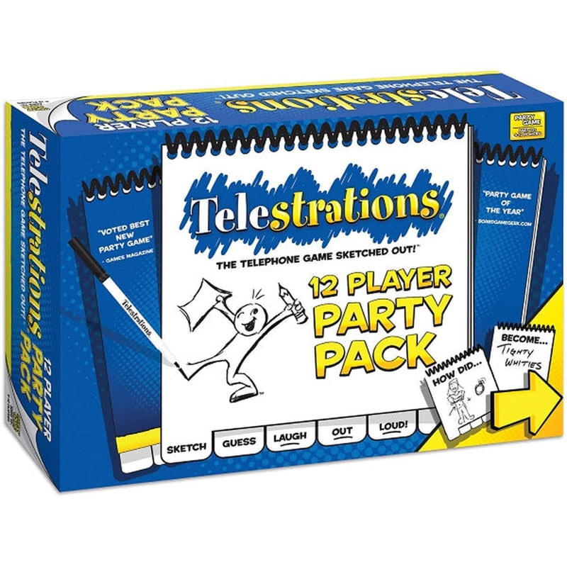 Telestrations 12 Player Party Pack [Board Game, 4-12 Players] Board Game USAopoly   
