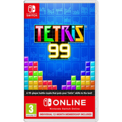 Tetris 99 - Includes 12-Month Nintendo Switch Online Individual Membership [Nintendo Switch] Nintendo Switch Video Game Nintendo   