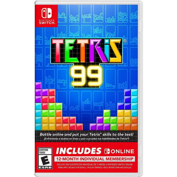 Tetris 99 - Includes 12-Month Nintendo Switch Online Individual Membership [Nintendo Switch] Nintendo Switch Video Game Nintendo   