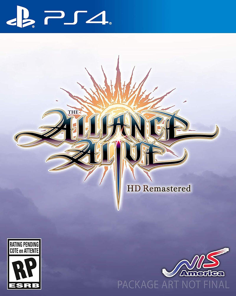 The Alliance Alive HD Remastered [PlayStation 4] PlayStation 4 Video Game NIS America   
