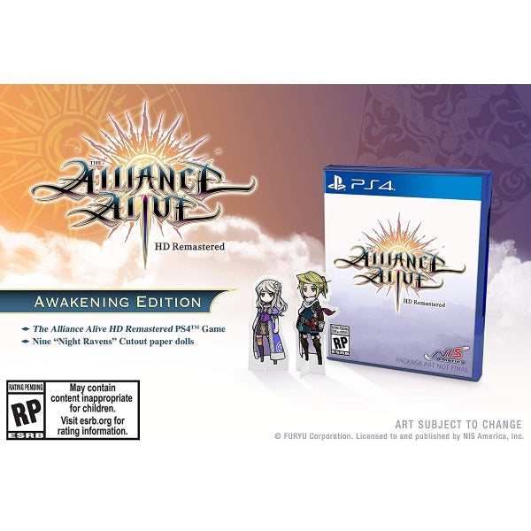 The Alliance Alive HD Remastered [PlayStation 4] PlayStation 4 Video Game NIS America   