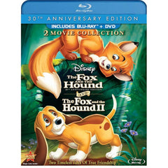 Disney's The Fox and the Hound + The Fox and the Hound 2 - 30th Anniversary Edition [Blu-Ray + DVD 2-Movie Collection] DVDs & Blu-Rays Disney   