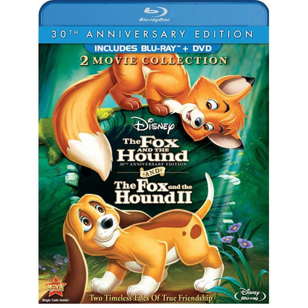 Disney's The Fox and the Hound + The Fox and the Hound 2 - 30th Anniversary Edition [Blu-Ray + DVD 2-Movie Collection] DVDs & Blu-Rays Disney   