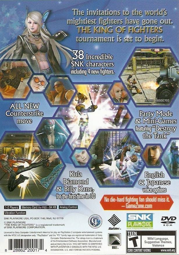 The King of Fighters 2006 [PlayStation 2] PlayStation 2 Video Game SNK   