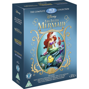 Disney's The Little Mermaid: 3-Movie Collection [Blu-Ray Box Set] DVDs & Blu-Rays Walt Disney   