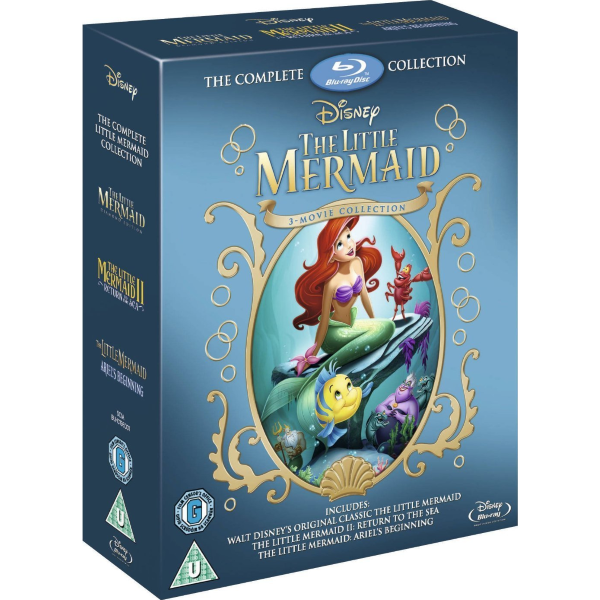 Disney's The Little Mermaid: 3-Movie Collection [Blu-Ray Box Set] DVDs & Blu-Rays Walt Disney   