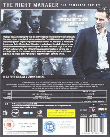 The Night Manager: The Complete Series [Blu-Ray Box Set] DVDs & Blu-Rays BBC   