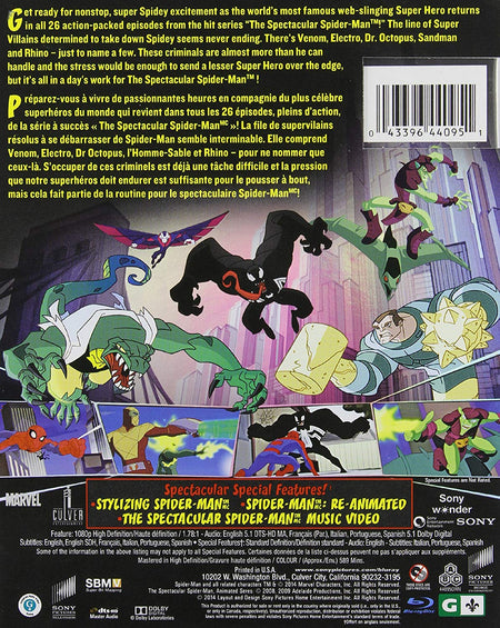 The Spectacular Spider-Man: The Complete Series - Seasons 1-2 [Blu-Ray Box Set] DVDs & Blu-Rays Marvel   