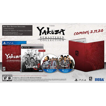 The Yakuza Remastered Collection - Day One Edition [PlayStation 4] PlayStation 4 Video Game SEGA   