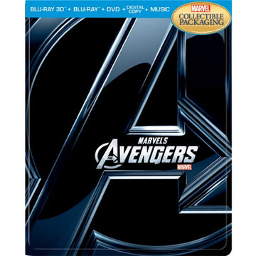 Marvel's The Avengers - Limited Edition SteelBook [3D + 2D Blu-ray + DVD + Digital] DVDs & Blu-Rays Marvel   