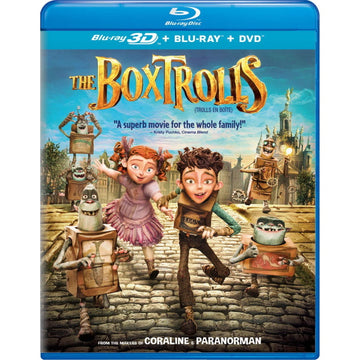 The Boxtrolls [3D + 2D Blu-ray + DVD] DVDs & Blu-Rays E1 Entertainment   