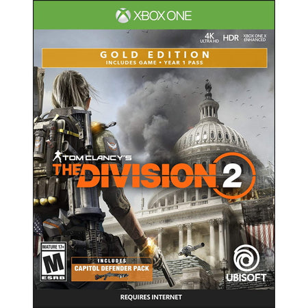 Tom Clancy's The Division 2 - Gold SteelBook Edition [Xbox One] Xbox One Video Game Ubisoft   