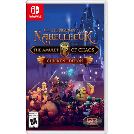 The Dungeon Of Naheulbeuk: The Amulet Of Chaos - Chicken Edition [Nintendo Switch] Nintendo Switch Video Game GS2 Games   