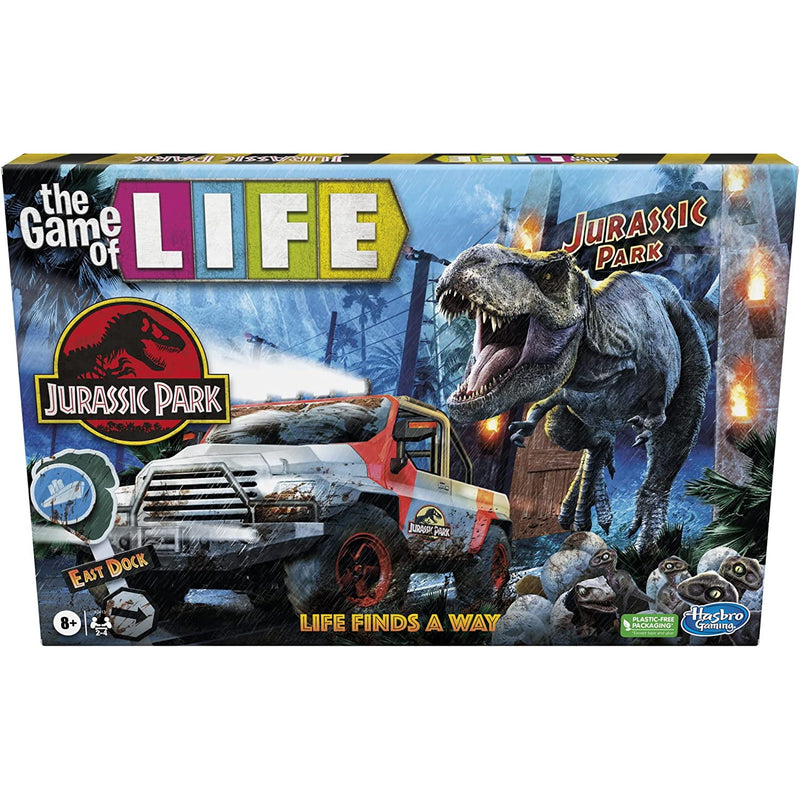 The Game of Life: Jurassic Park Edition [Board Game, 2-4 Players] Board Game Hasbro   