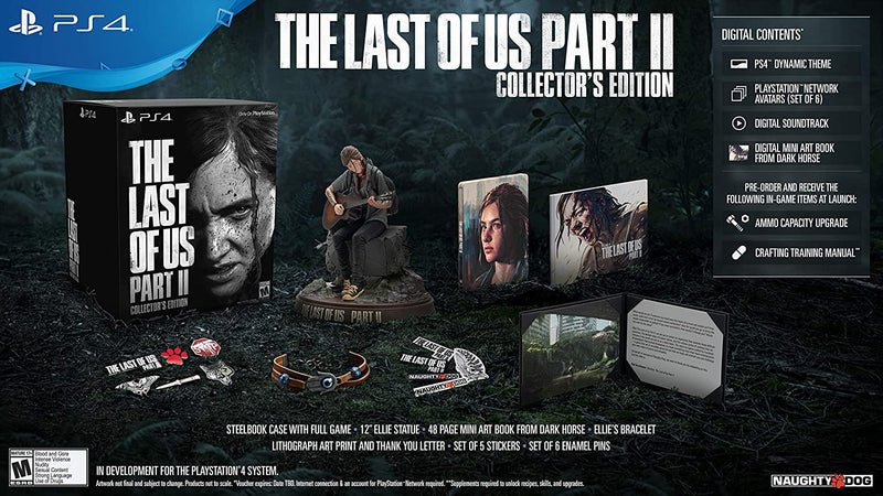 The Last Of Us Part II - Collector’s Edition [PlayStation 4] PlayStation 4 Video Game Naughty Dog   