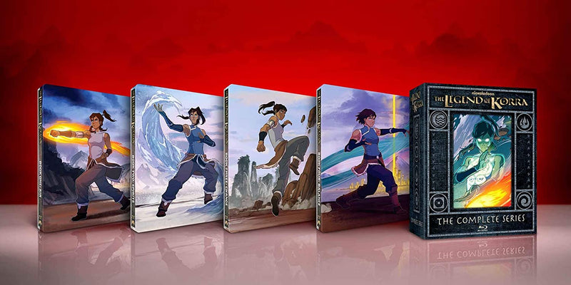 The Legend of Korra: The Complete Series - Limited Edition SteelBook Collection - Seasons 1-4 [Blu-Ray Box Set] DVDs & Blu-Rays Nickelodeon   