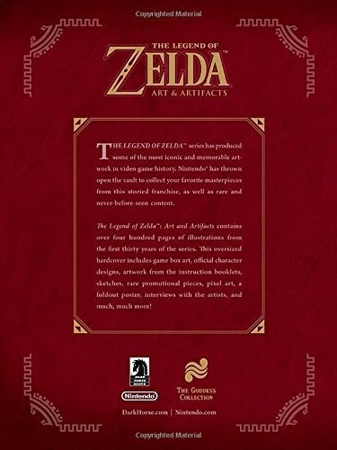 The Legend of Zelda: Art & Artifacts [Hardcover Book] Book Nintendo   