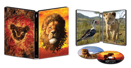 The Lion King - Live Action - 4K Limited Edition Collectible SteelBook [Blu-ray + 4K UHD + Digital] DVDs & Blu-Rays Disney   