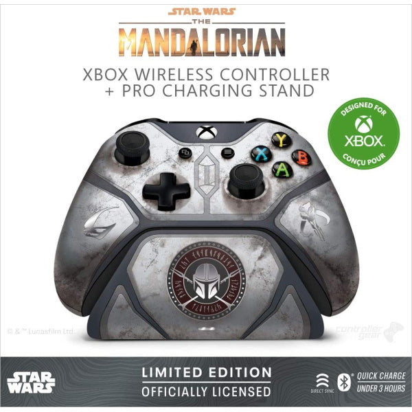 Controller Gear The Mandalorian Xbox Wireless Controller & Xbox Pro Charging Stand [Xbox Series X/S + Xbox One Accessory] Xbox One Accessories Microsoft   