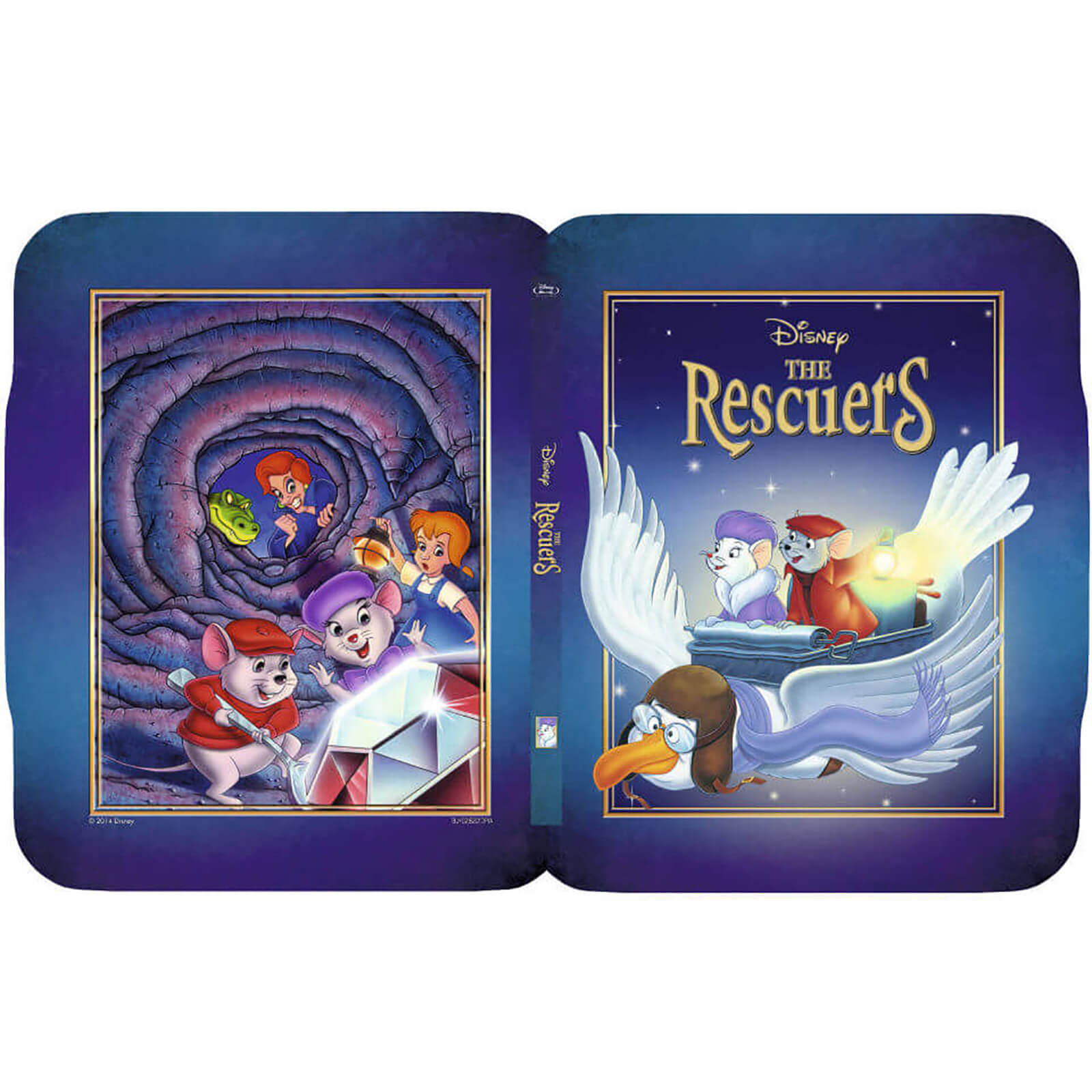 Disney The Rescuers Zaavi Collector’s Steelbook 23rd Animated popular Classic