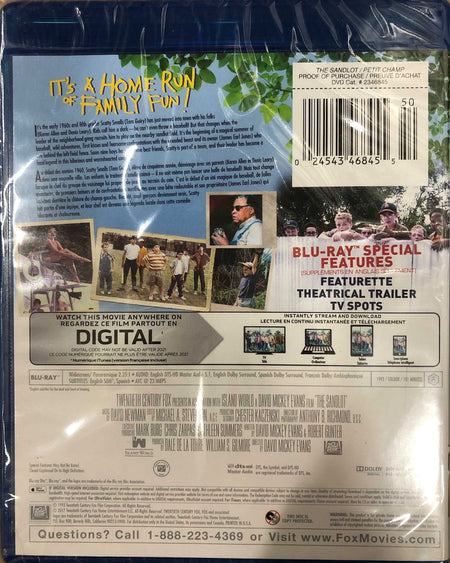 The Sandlot - 25th Anniversary Edition [Blu-ray + Digital] DVDs & Blu-Rays 20th Century Fox   