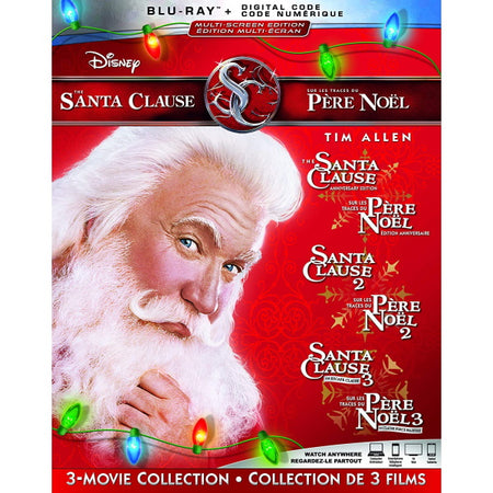 The Santa Clause: 3-Movie Collection [Blu-ray + Digital Box Set] DVDs & Blu-Rays Disney   