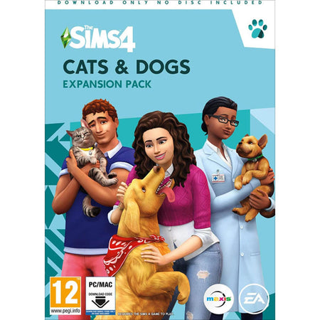 The Sims 4 : Cats & Dogs Expansion Pack [Mac & PC] PC Video Game Electronic Arts   