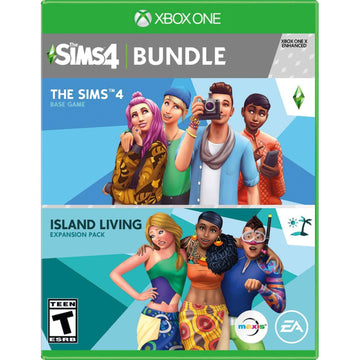 The Sims 4 Plus Island Living Bundle [Xbox One] Xbox One Video Game Microsoft   