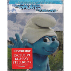 The Smurfs - Limited Edition SteelBook [Blu-ray + DVD + Digital] DVDs & Blu-Rays Sony Pictures   