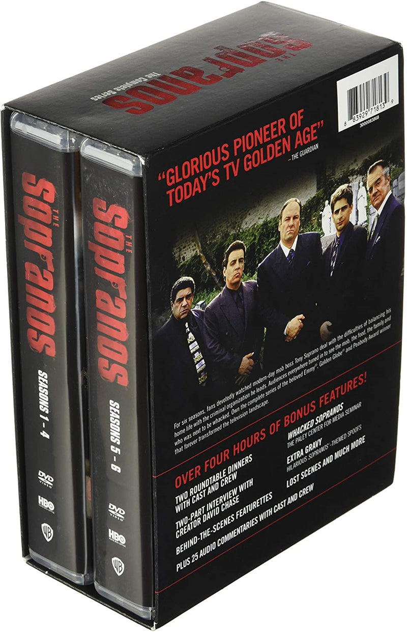 The Sopranos: The Complete Series - Seasons 1-6 [DVD Box Set] DVDs & Blu-Rays HBO   