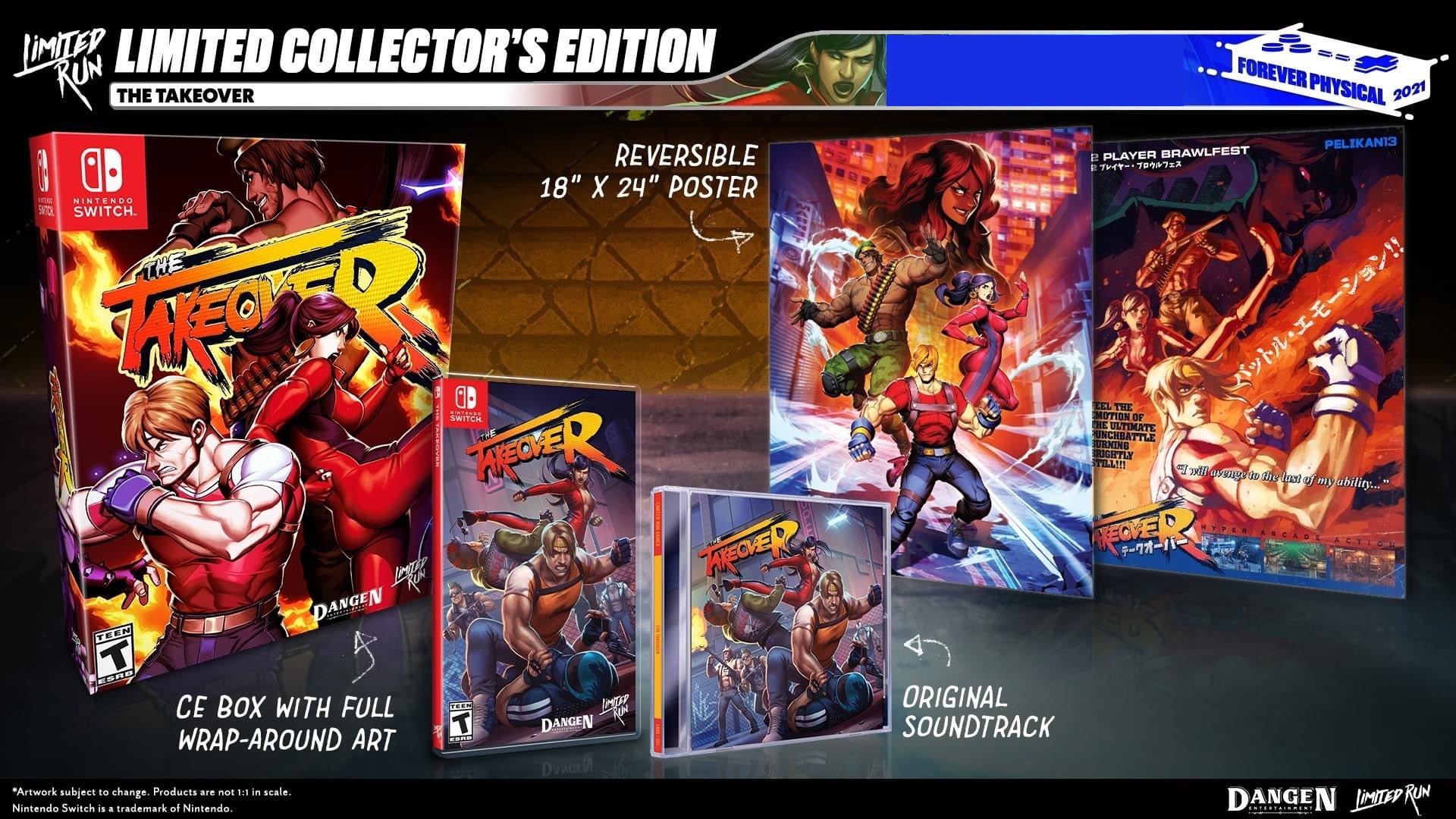 THE TAKEOVER COLLECTOR'S EDITION selling New NINTENDO SWITCH Game Limited Run Take Over