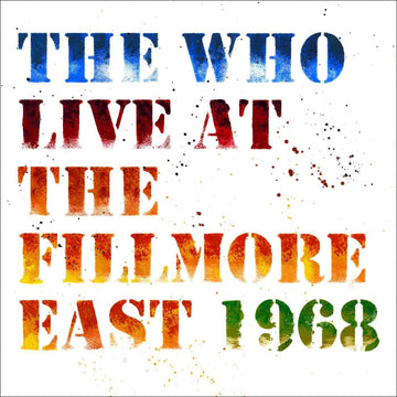 The Who - Live At The Fillmore East 1968 [Audio CD] Audio CD/Vinyl Universal Music   