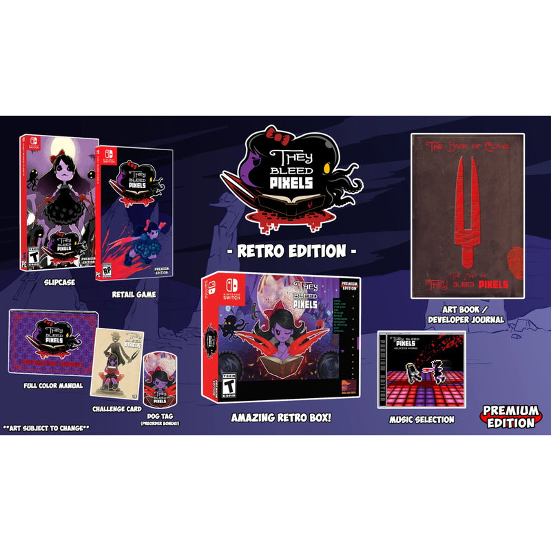 They Bleed Pixels - Retro Edition [Nintendo Switch] Nintendo Switch Video Game Premium Edition Games   