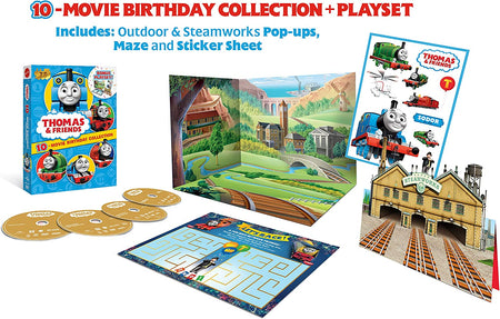 Thomas & Friends: 10-Movie Birthday Collection [DVD Box Set] DVDs & Blu-Rays Universal Studios   