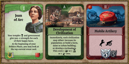Through the Ages: A New Story of Civilization [Board Game, 2-4 Players] Board Game Czech Games Edition   