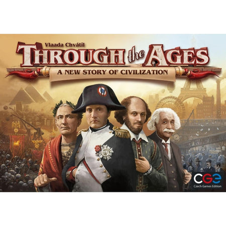 Through the Ages: A New Story of Civilization [Board Game, 2-4 Players] Board Game Czech Games Edition   
