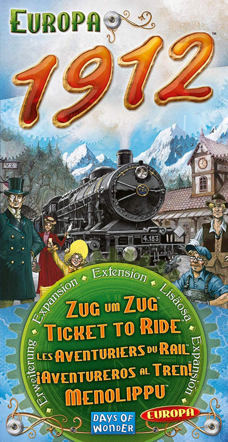 Ticket to Ride: Europa 1912 Expansion [Board Game, 2-5 Players] Board Game Days of Wonder   