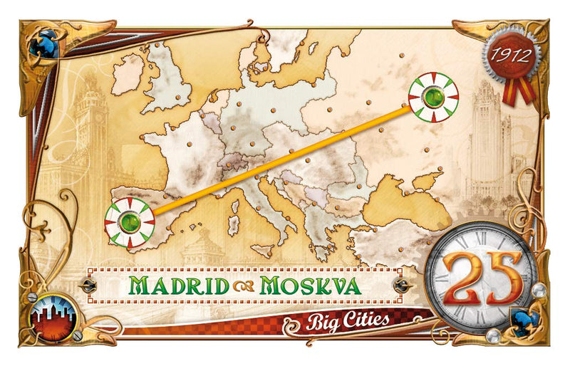 Ticket to Ride: Europa 1912 Expansion [Board Game, 2-5 Players] Board Game Days of Wonder   