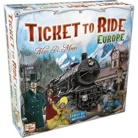 Ticket to Ride: Europe [Board Game, 2-5 Players] Board Game Days of Wonder   