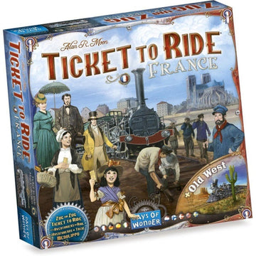 Ticket to Ride Map Collection: Volume 6 – France & Old West [Board Game, 2-6 Players] Board Game Days of Wonder   