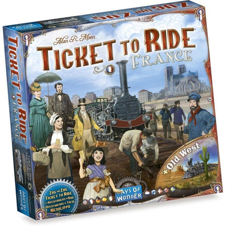 Ticket to Ride Map Collection: Volume 6 – France & Old West [Board Game, 2-6 Players] Board Game Days of Wonder   