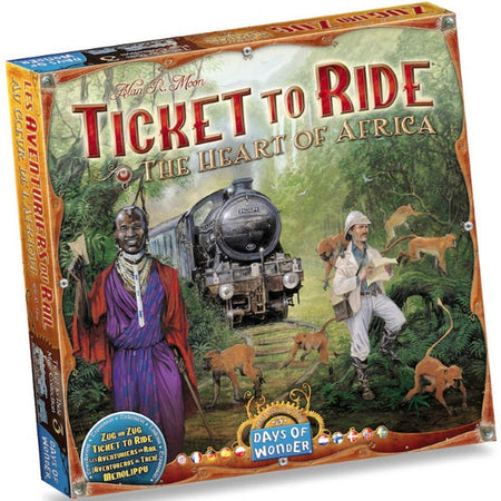 Ticket to Ride Map Collection: Volume 3 – The Heart of Africa Expansion [Board Game, 2-5 Players] Board Game Days of Wonder   