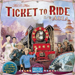 Ticket to Ride: Asia [Board Game, 2-6 Players] Board Game Days of Wonder   