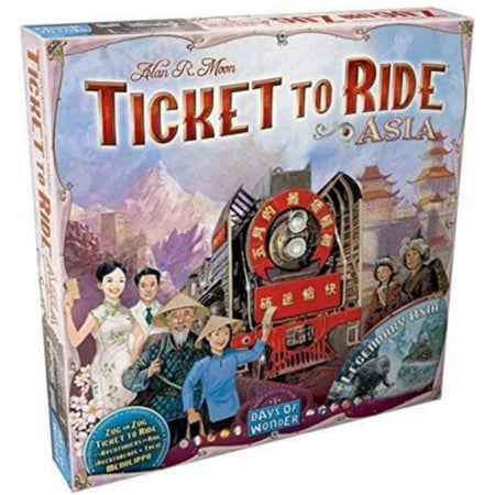 Ticket to Ride: Asia [Board Game, 2-6 Players] Board Game Days of Wonder   