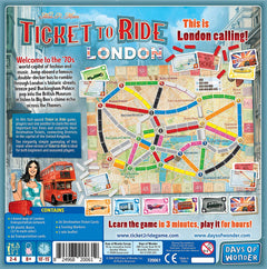 Ticket to Ride: London [Board Game, 2-4 Players] Board Game Days of Wonder   