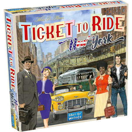 Ticket to Ride: New York [Board Game, 2-4 Players] Board Game Days of Wonder   