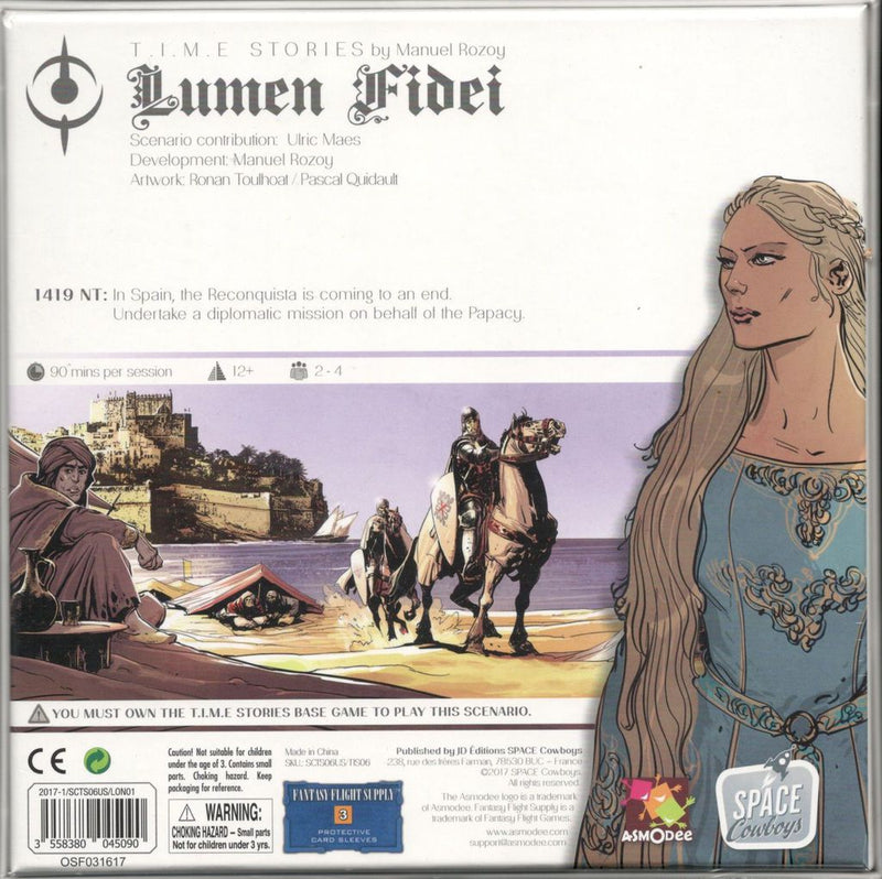 TIME Stories: Lumen Fidei Expansion [Board Game, 2-4 Players] Board Game Asmodee   