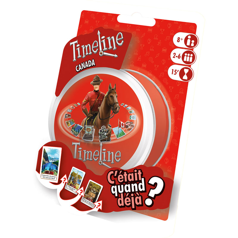 Timeline: Canada Card Game Asmodee   