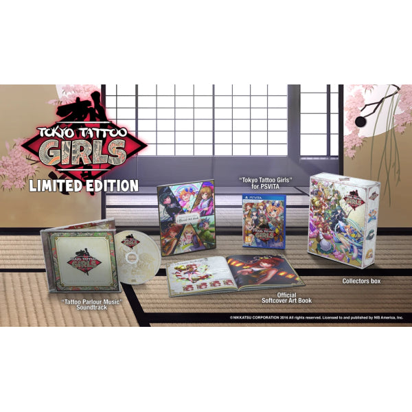 Tokyo Tattoo Girls - Limited Collector Special Edition [Sony Playstation PS Vita] Sony PS Vita Video Game NIS America   